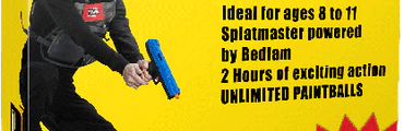 SplatMaster Low Velocity Paintballing for Kids