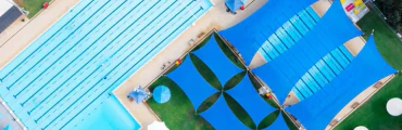 Aqua aerobics at the Aquatic Centre