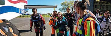Saut en parachute - Le Val St Pere