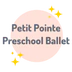 Petit Pointe Creative Ballet Program