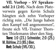 SV Sprakensehl e.V. - Sparte Fußball
