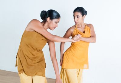 Girls dance class
