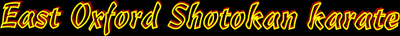 East Oxford Shotokan Karate Club