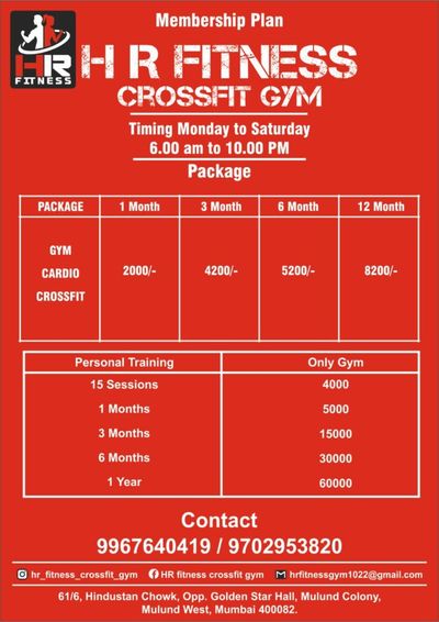 HR FITNESS CROSSFIT HR FITNESS CROSSFIT