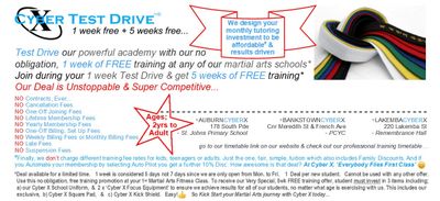 Cyber X Martial Arts evolution begins here... (Auburn Taekwondo School)