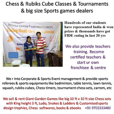 Dadar Chess and Rubiks Cube Academy Dadar Chess and Rubiks Cube Academy