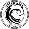 Green Wave Raglan - Surf Lessons
