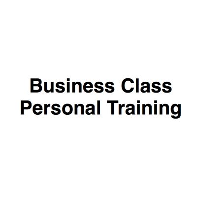 Business Class Personal Training