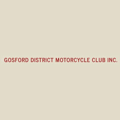 Gosford District Motorcycle Club