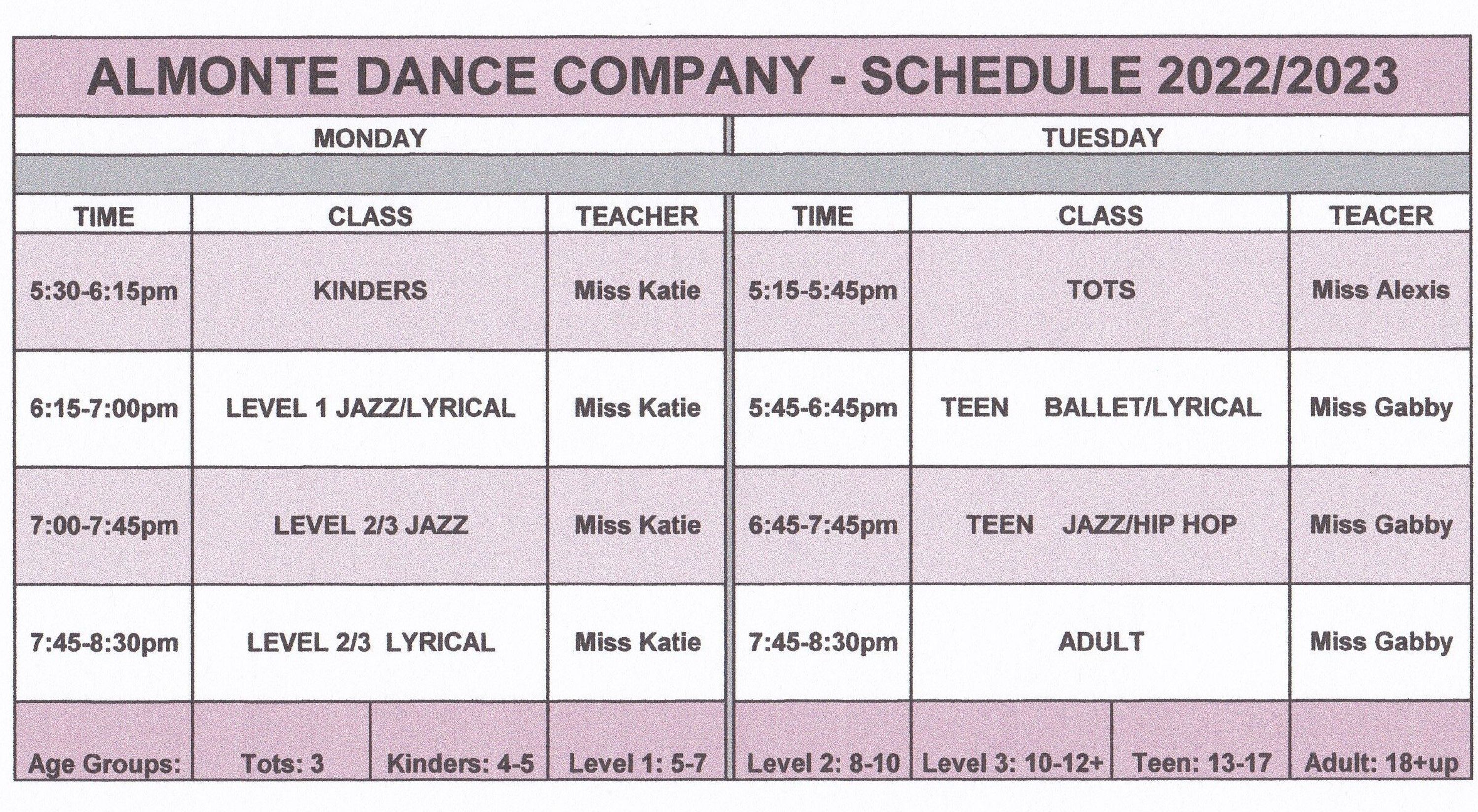 Almonte Academy Of Dance