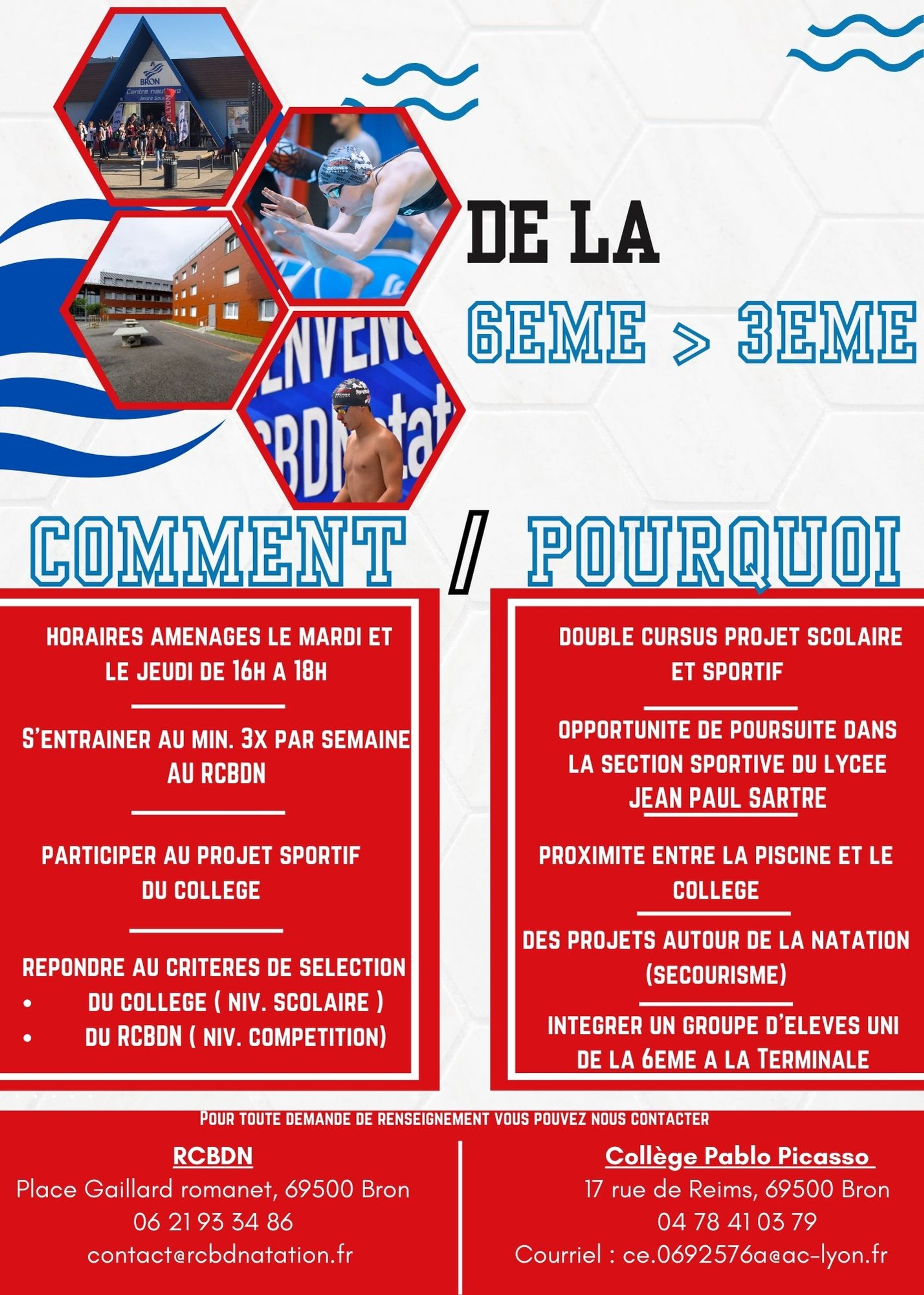 RCBD Natation