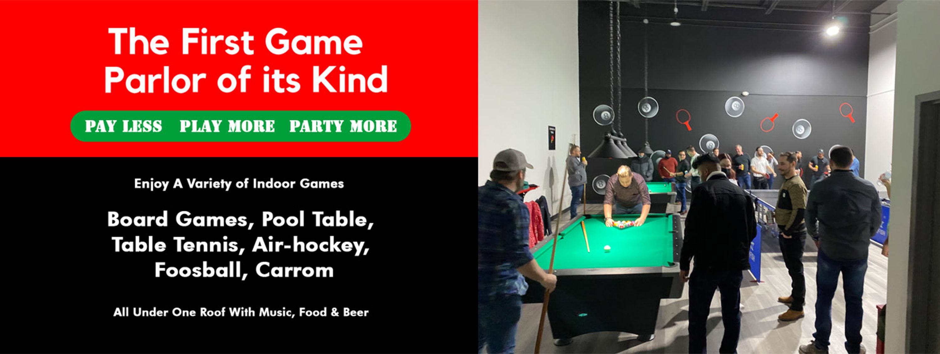 Real Joyhouse(LLBO)-board game cafe-Pool table-Table tennis-Foosball-Air hockey