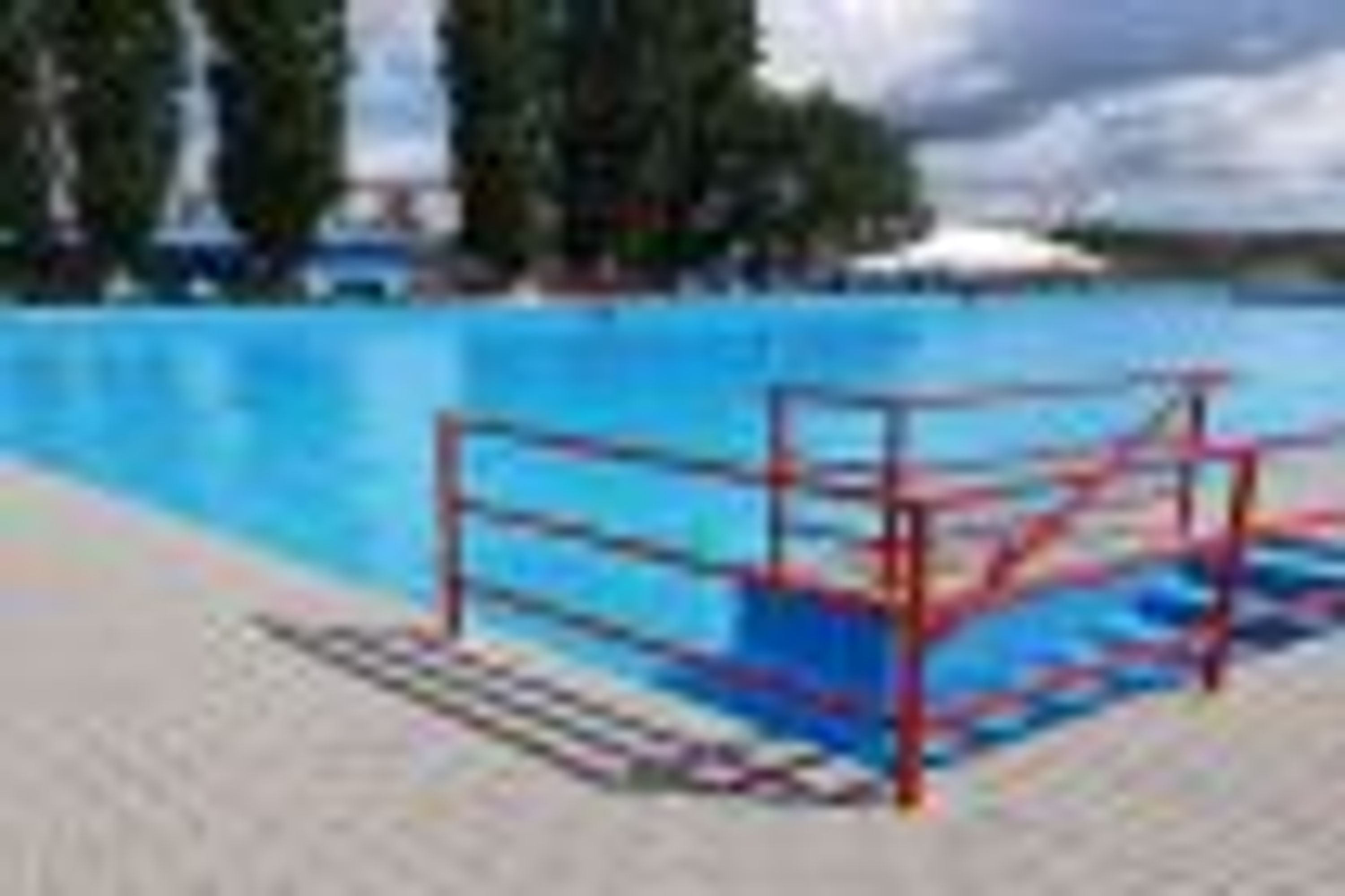 Summer swimming pool
