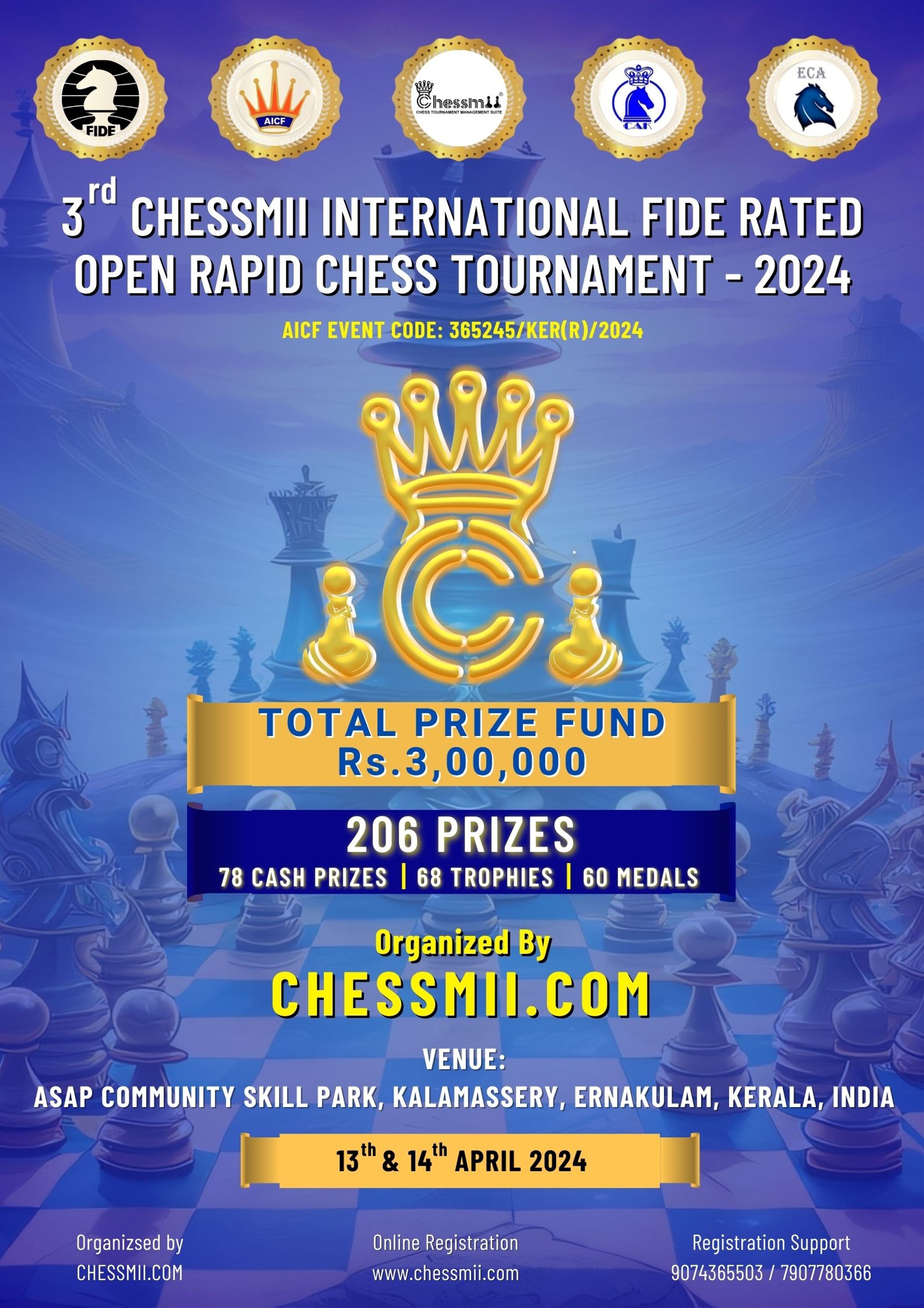 Fianchetto All Kerala Below 1500 Chess Tournament