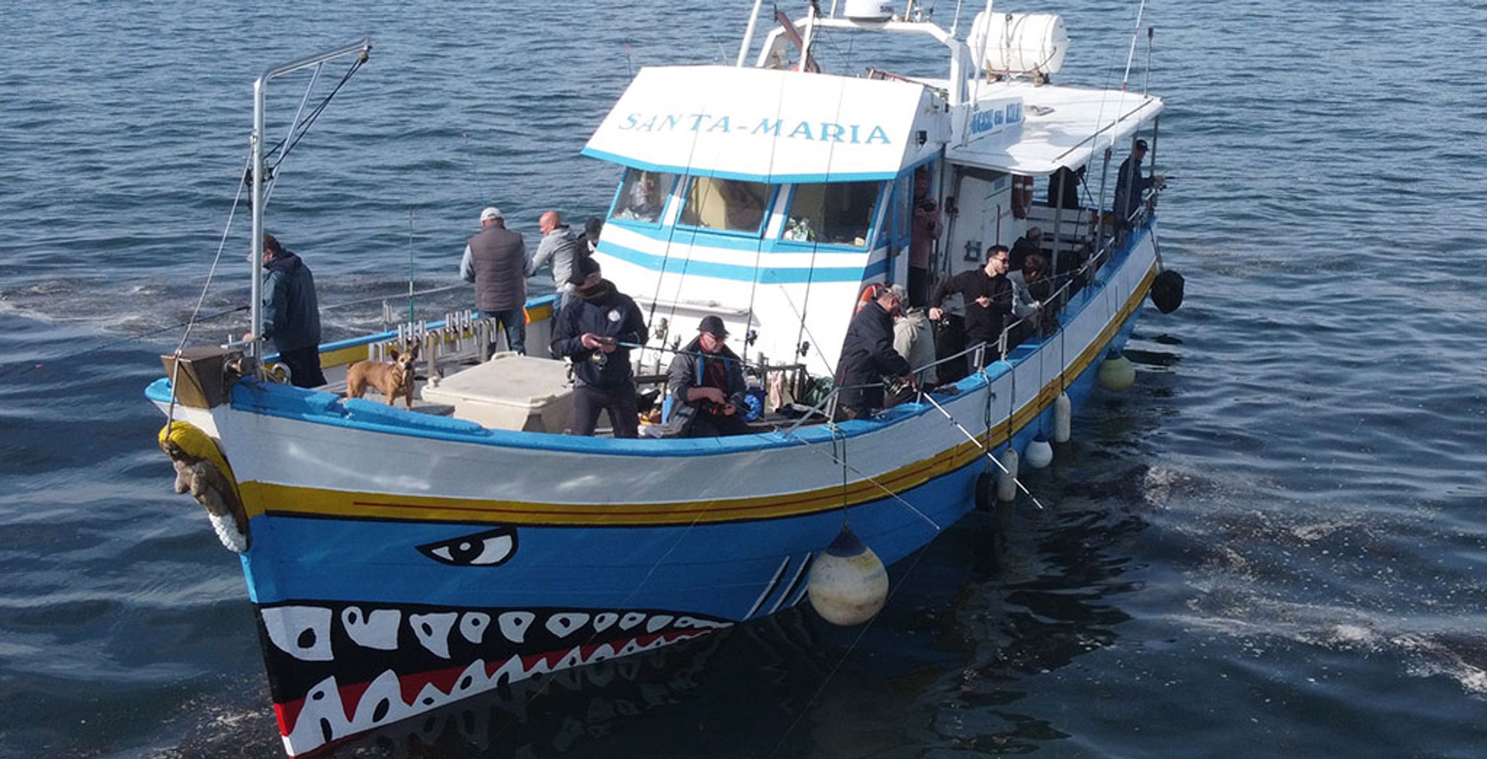 SANTA-MARIA : Promenades et pêche en mer en Baie de Concarneau, Les Génans.