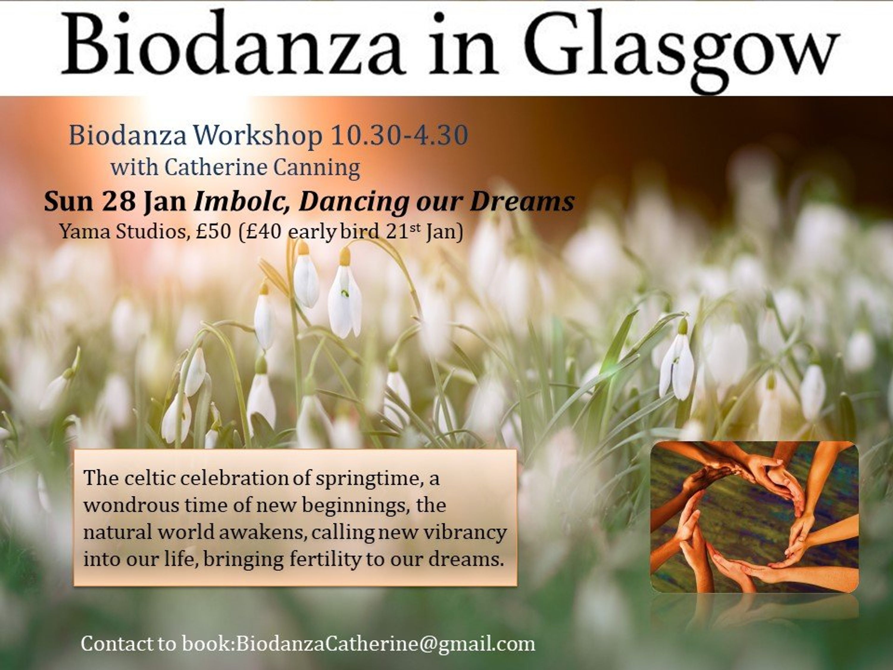 Sowing the Seeds of Divine Love Biodanza Workshop with Catherine Canning