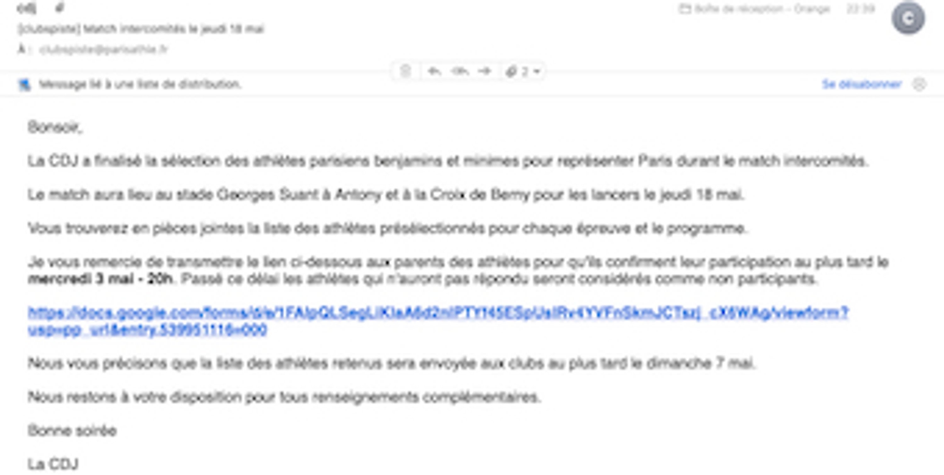 Interclubs 2024 - Compétition d'athlétisme amateur