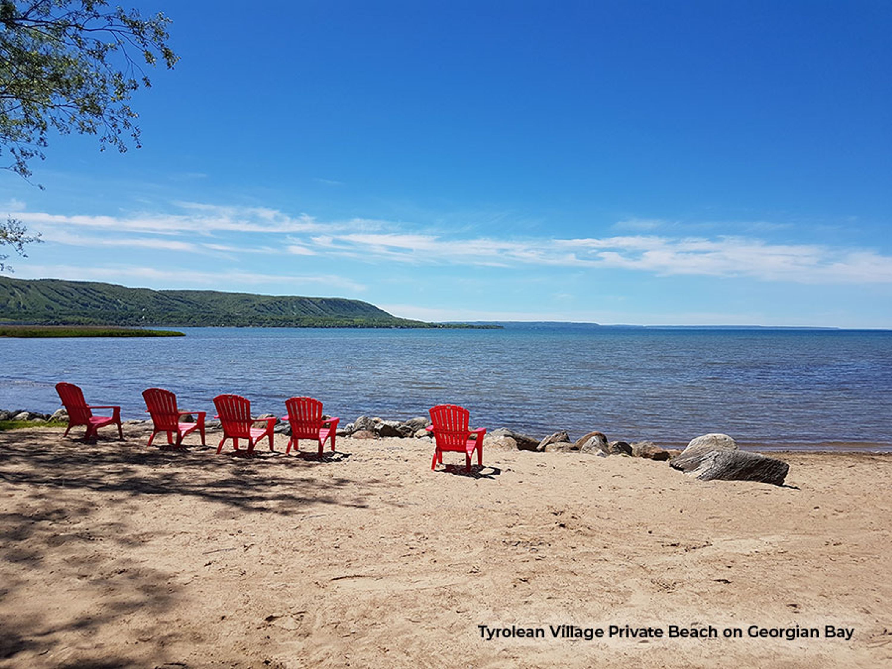 Tyrolean Village Resorts Private Beach