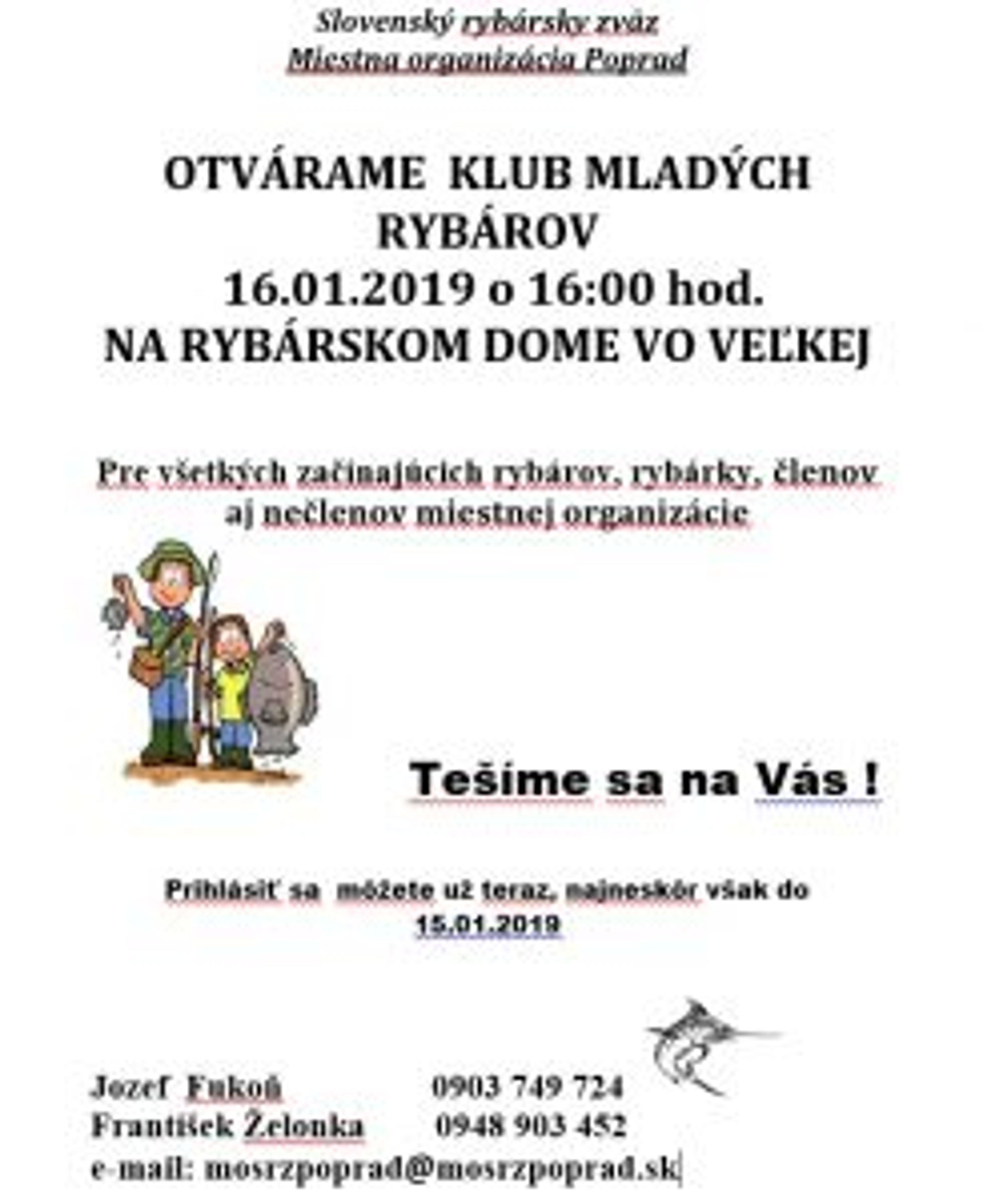Slovenský Rybársky zväz, miestna organizácia Poprad