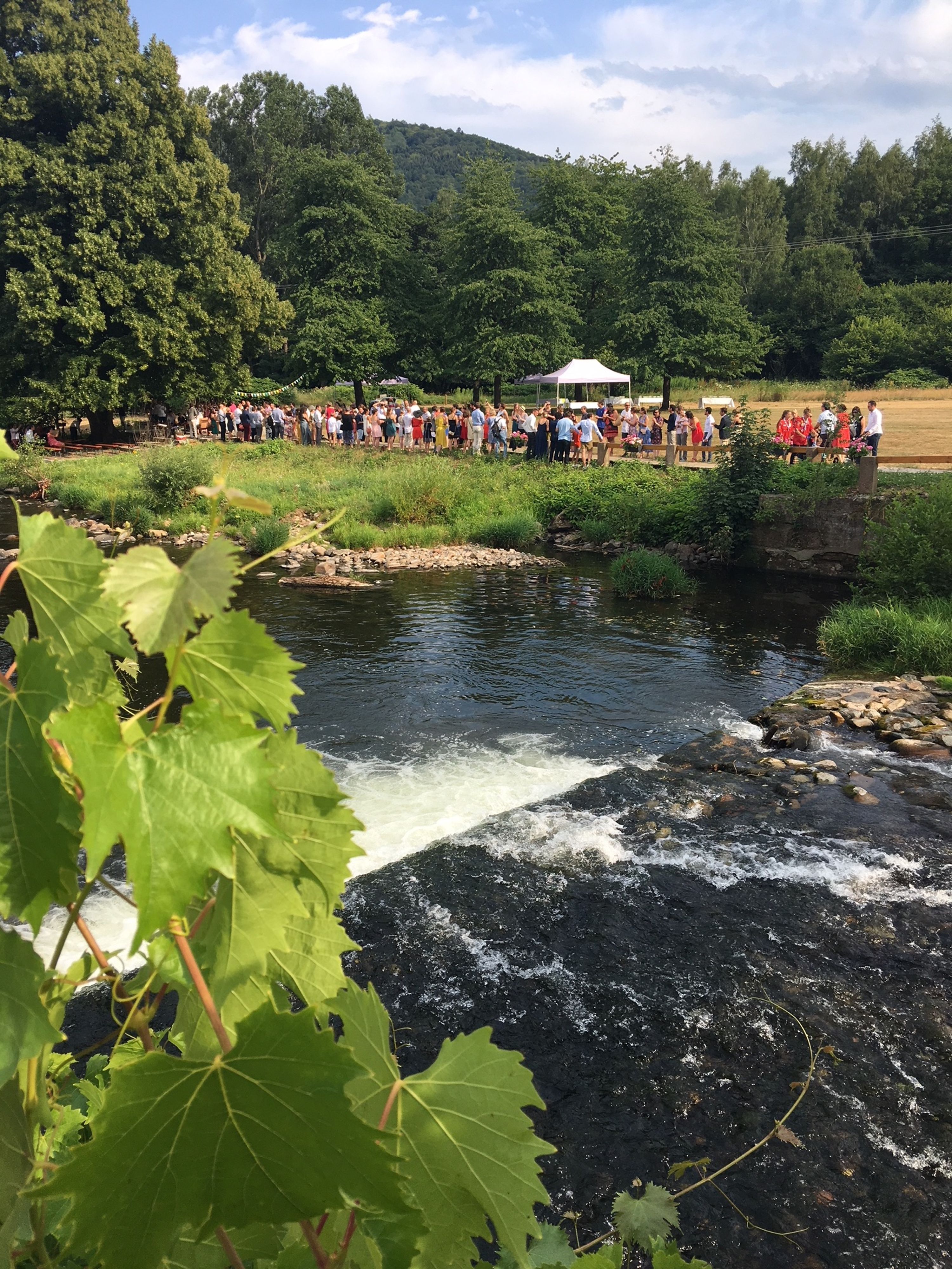 La drille au bord de l'eau : Salle de mariage atypique champêtre cérémonie laïque gîte scierie Alsace