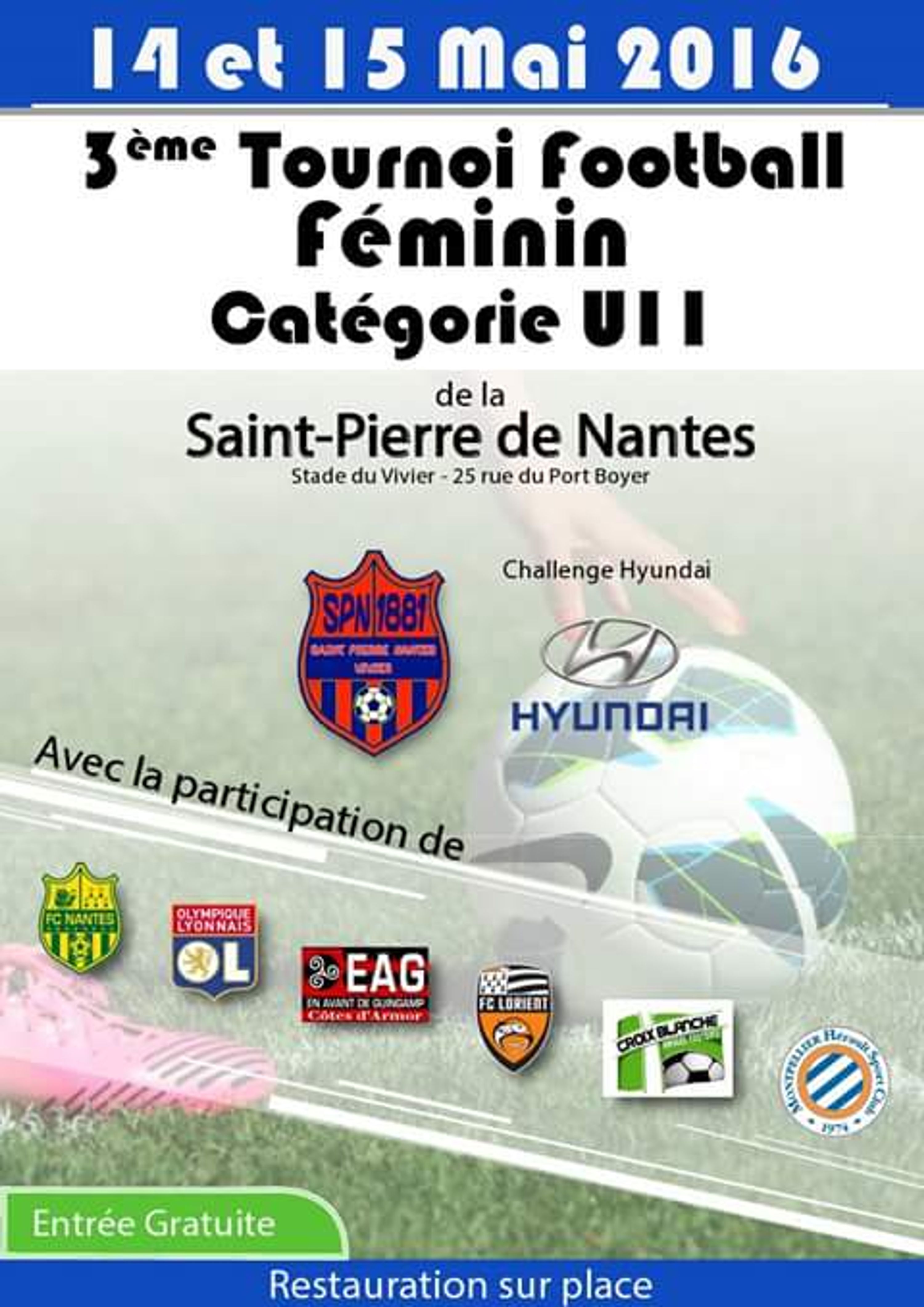 Championnat Nantes Saint-Pierre U17