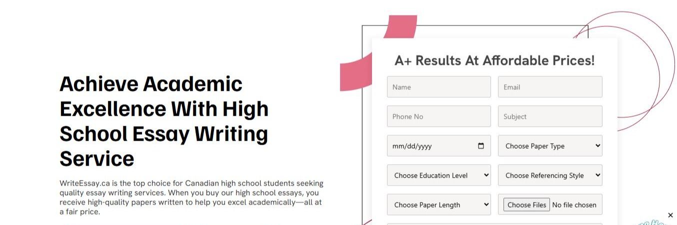 Write Essay Canada