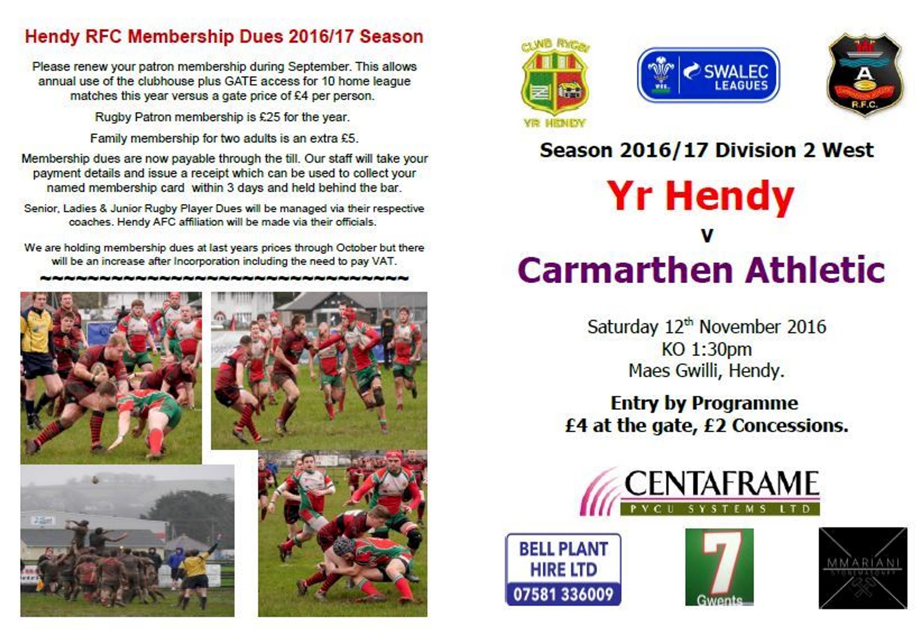 Hendy Rugby Club