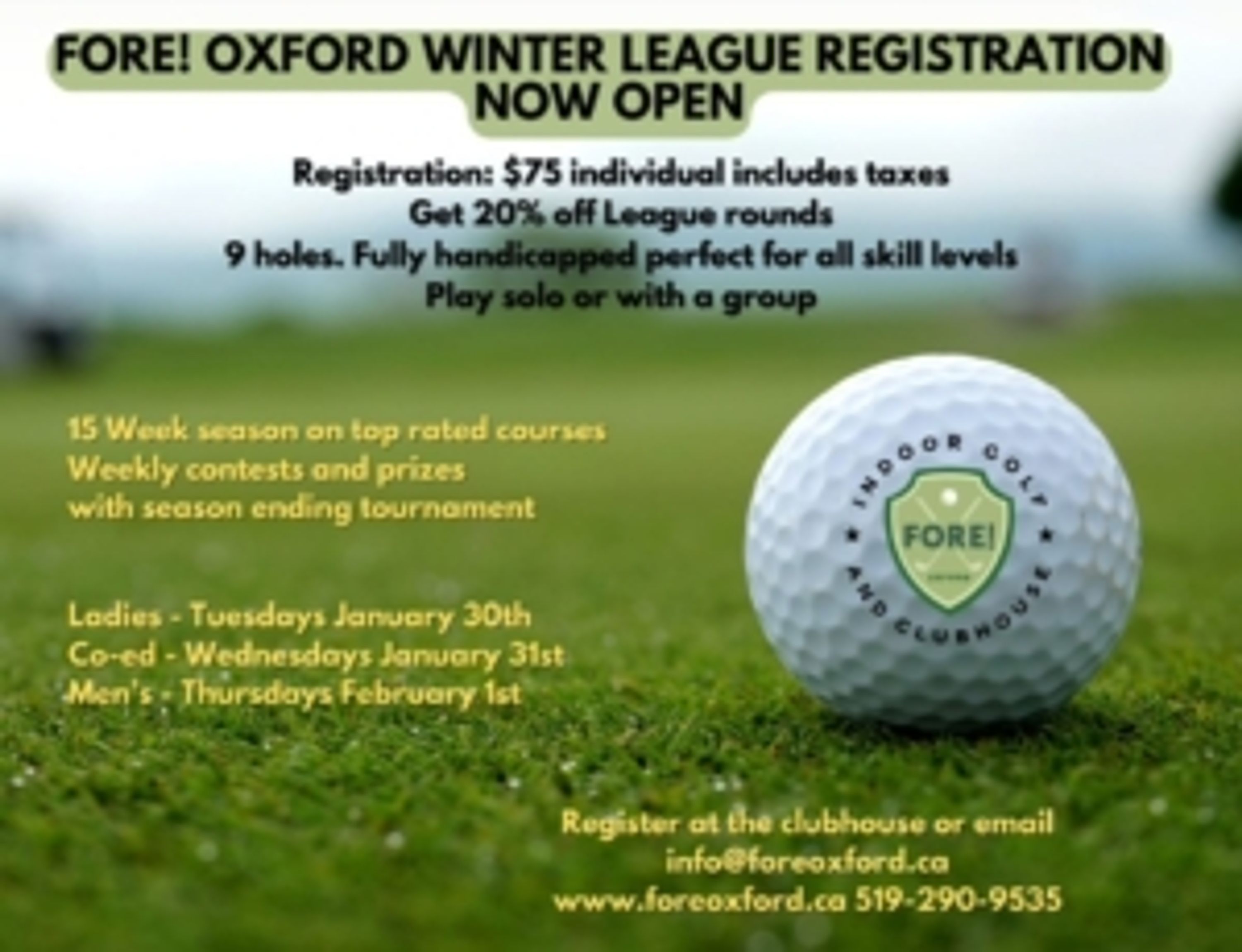 Fore! Oxford