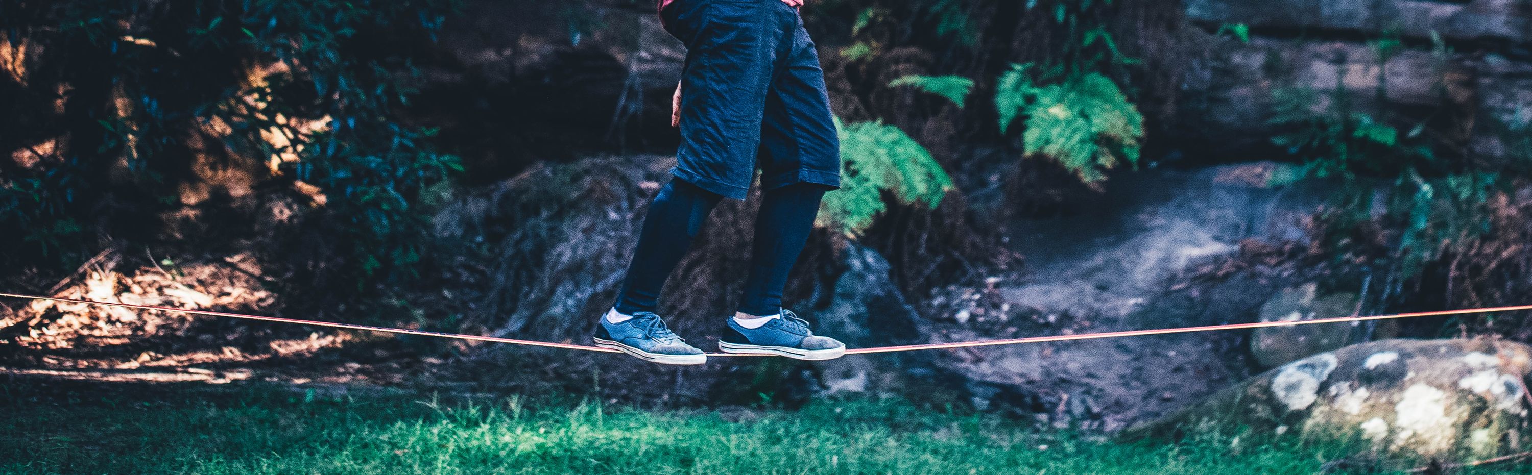 Slackline banner