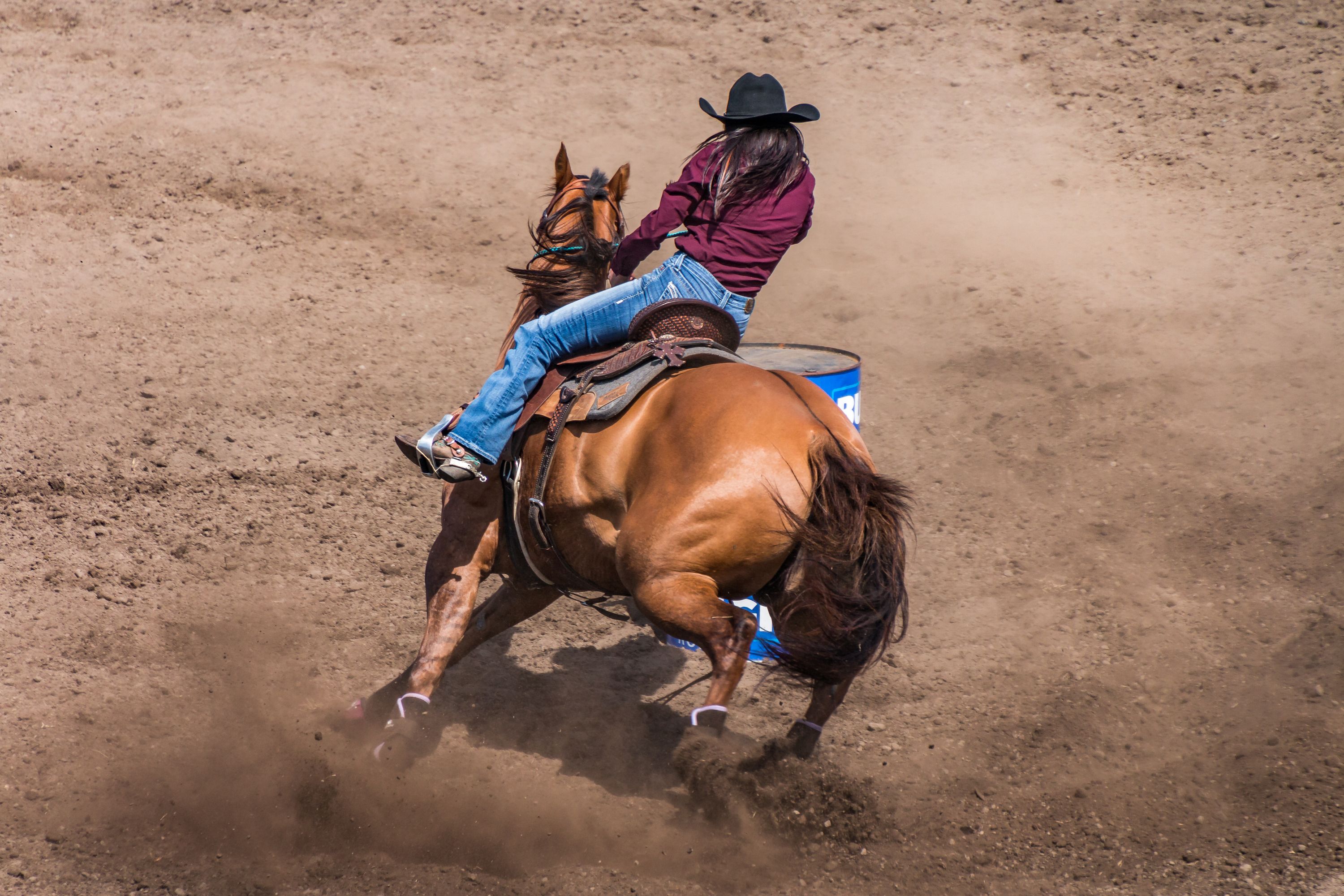 Barrel Racing banner