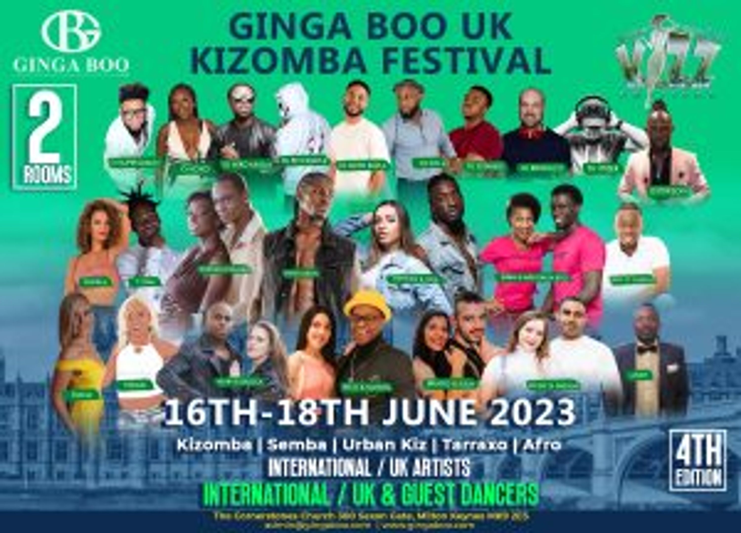 Ginga Boo UK Kizz Festival