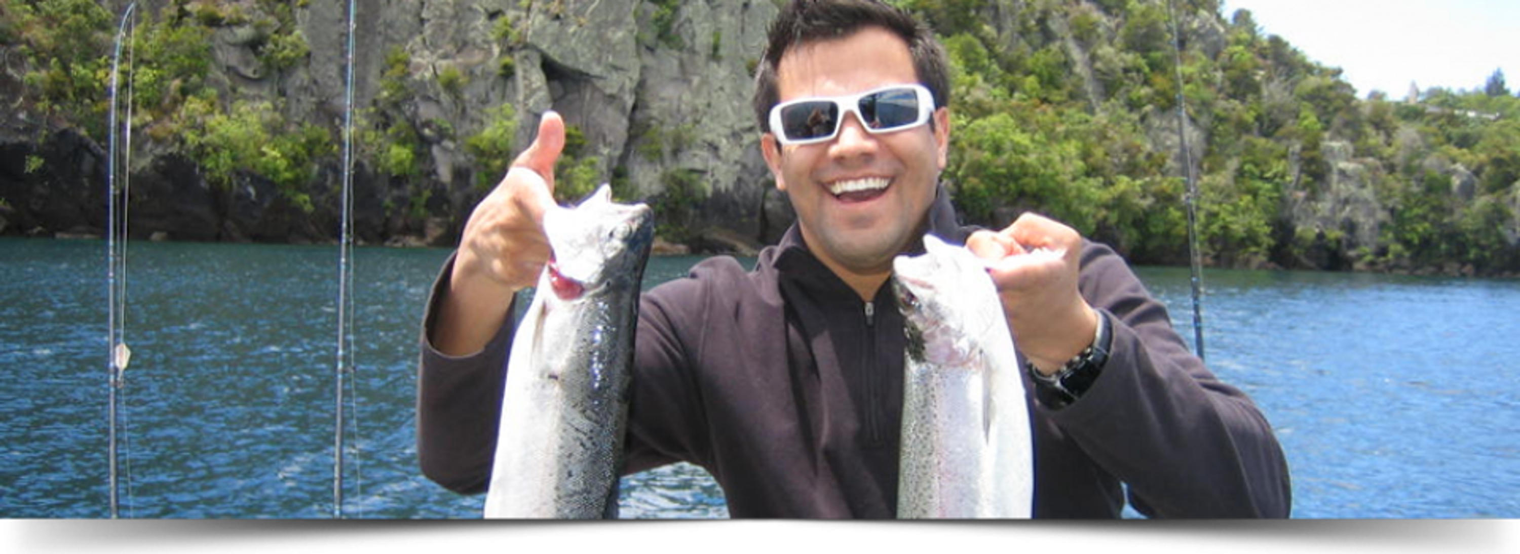 Fish Taupo aboard Stratus