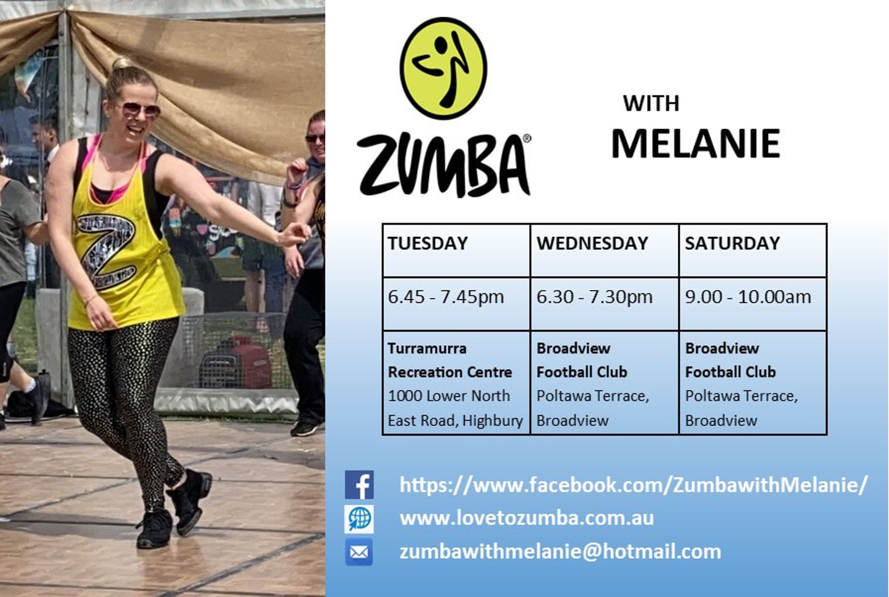 Zumba Class with Melanie