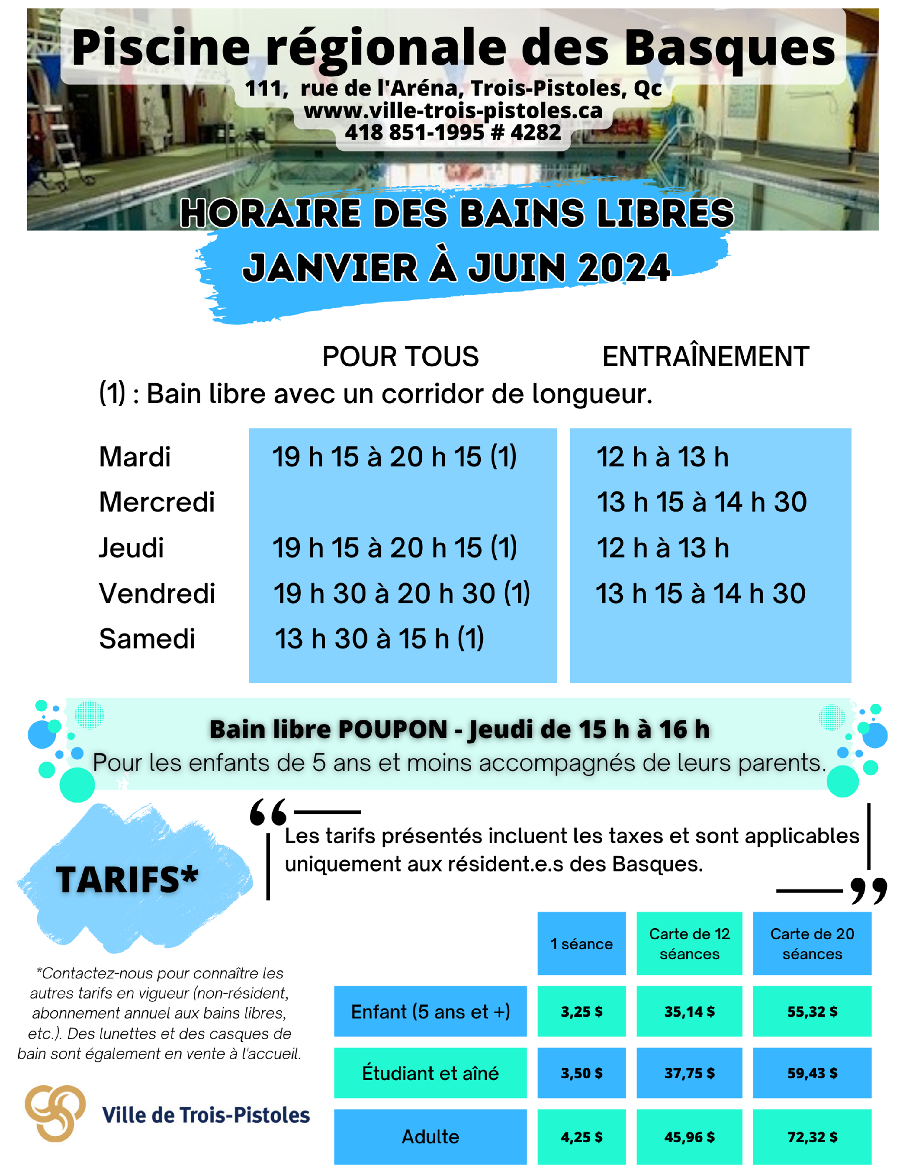 Trois-Pistoles Piscine Regional
