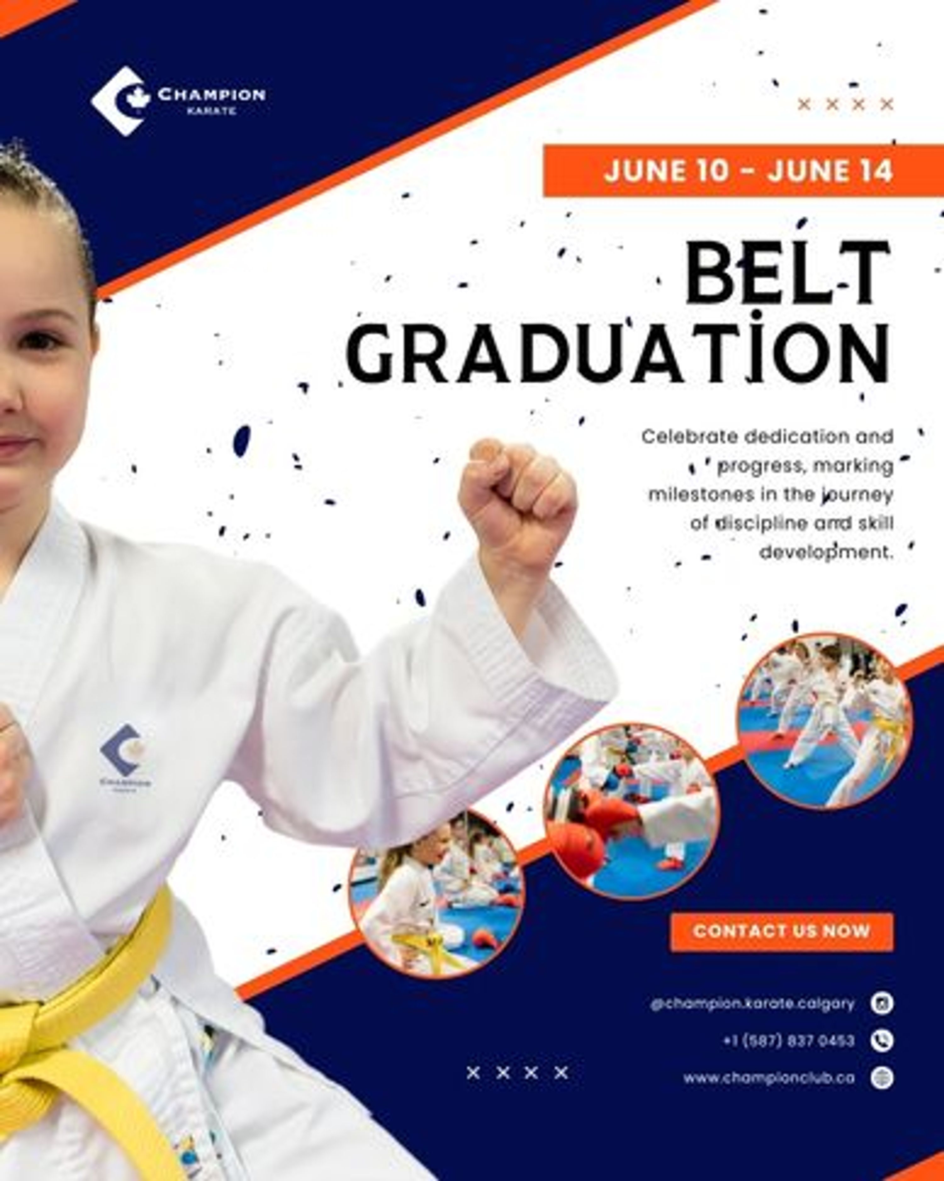 Karate Belt Graduation Event