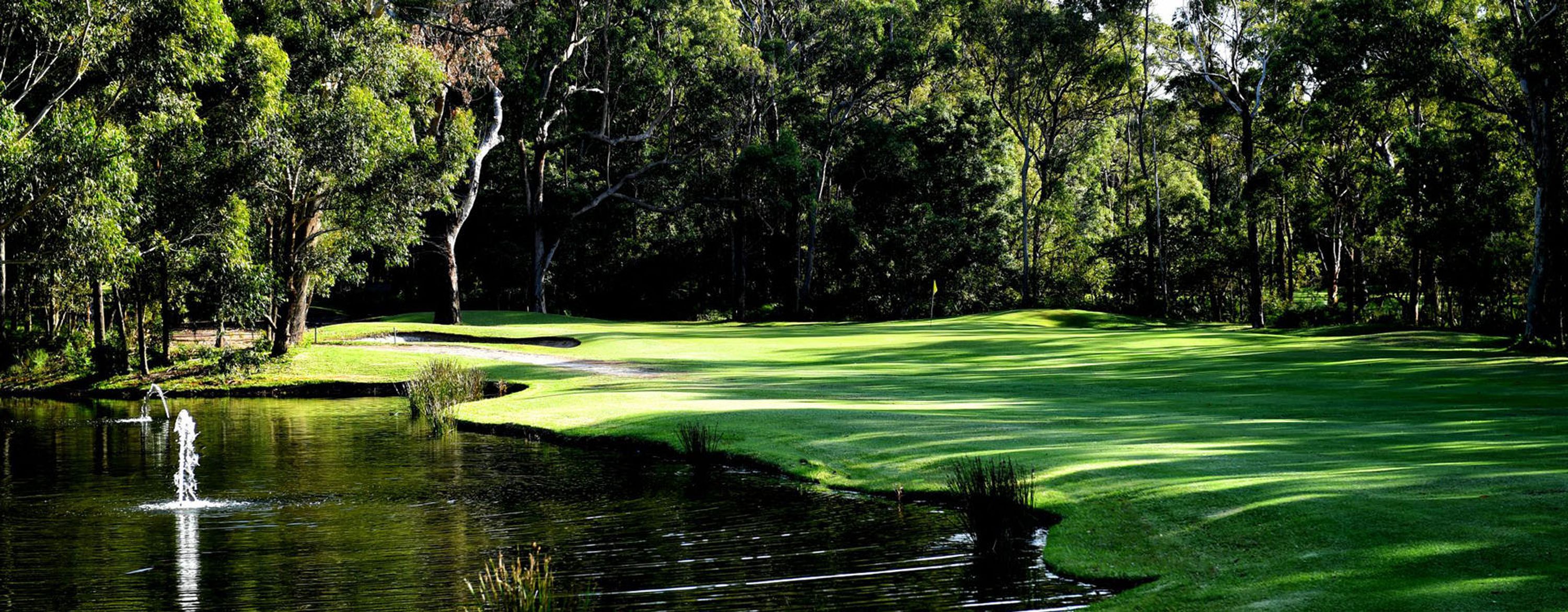 Golfing at Nelson Bay Golf Club