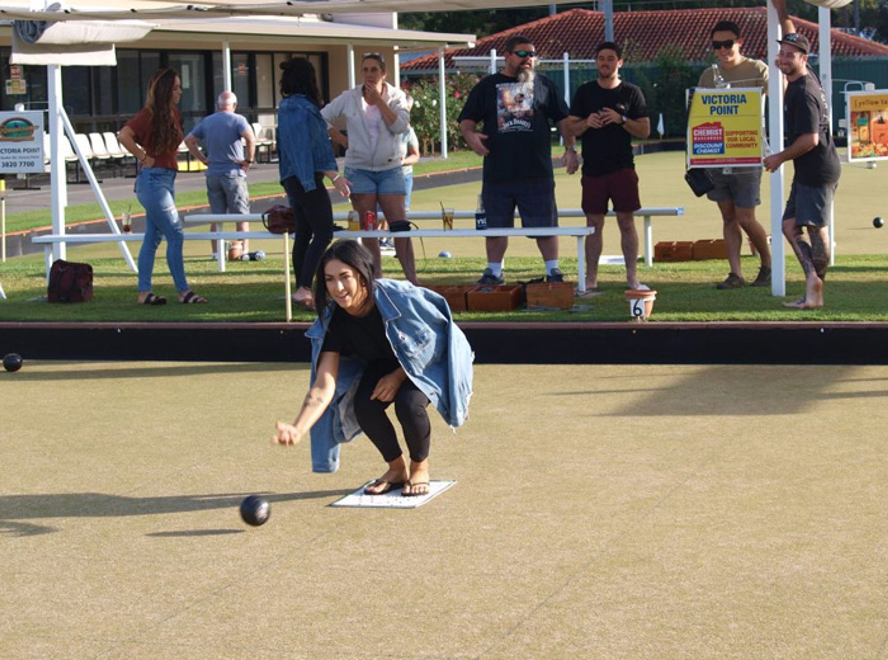 Barefoot Bowls at Victoria Point Bowls and Recreation Club