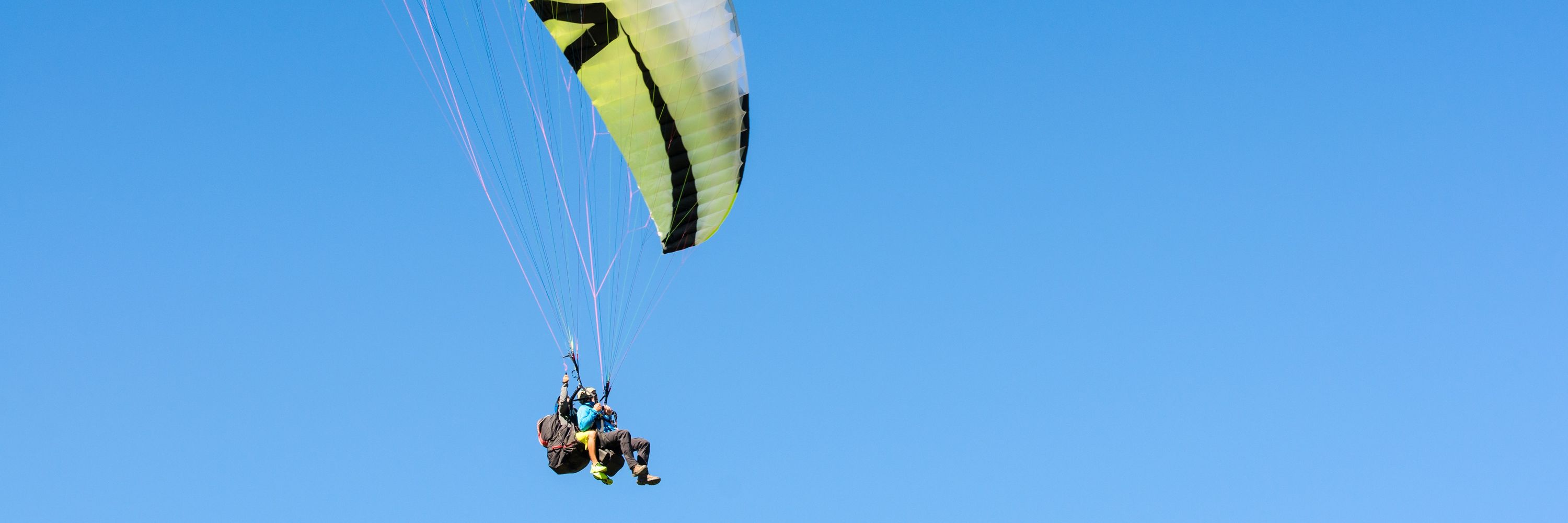 Tandem Paragliding Flight Tandem Paragliding Flight
