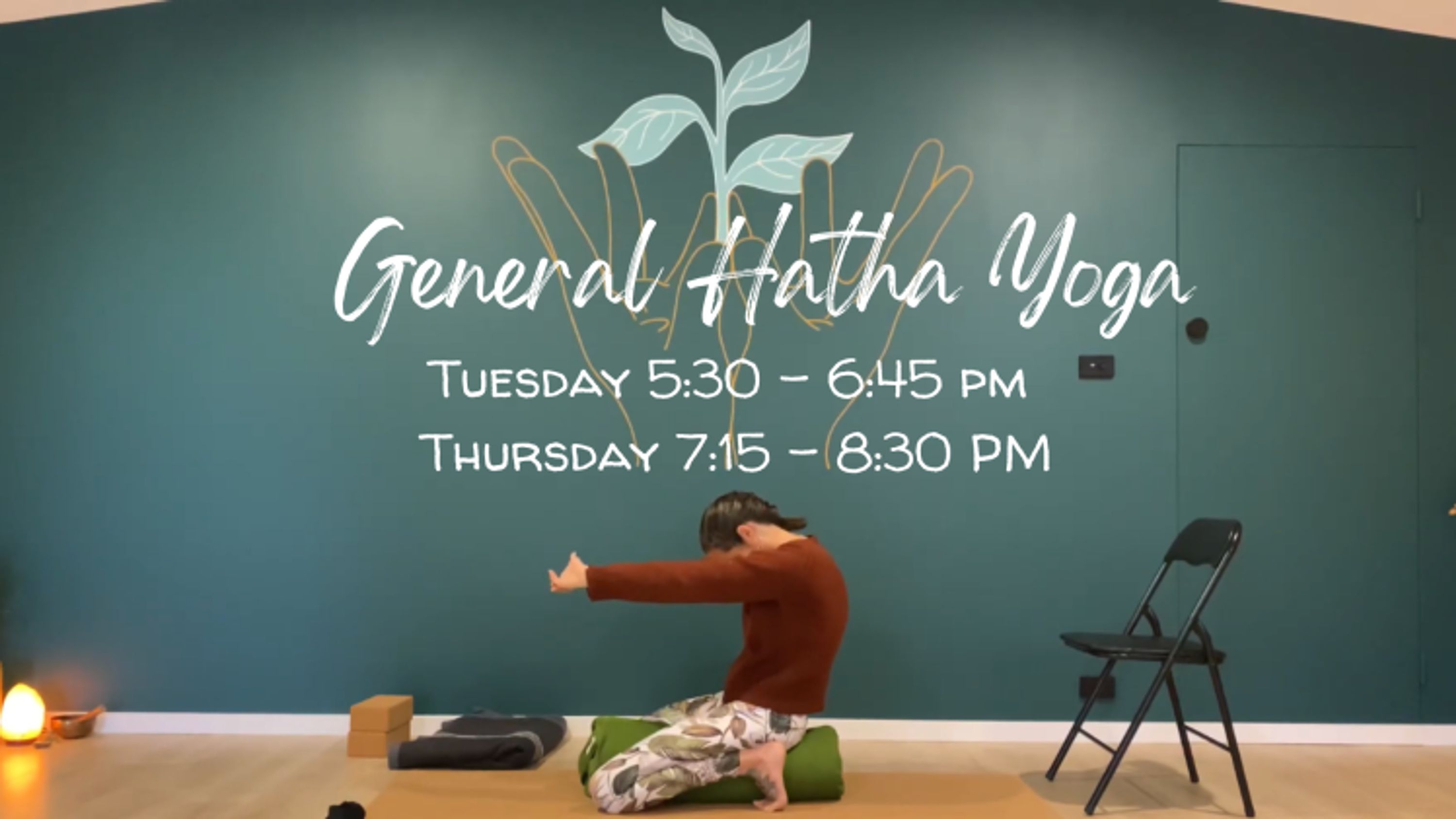 Yoga and Meditation in Young's purpose-built Yoga Studio