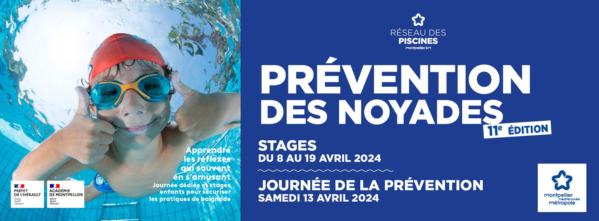Stages de prévention des noyades