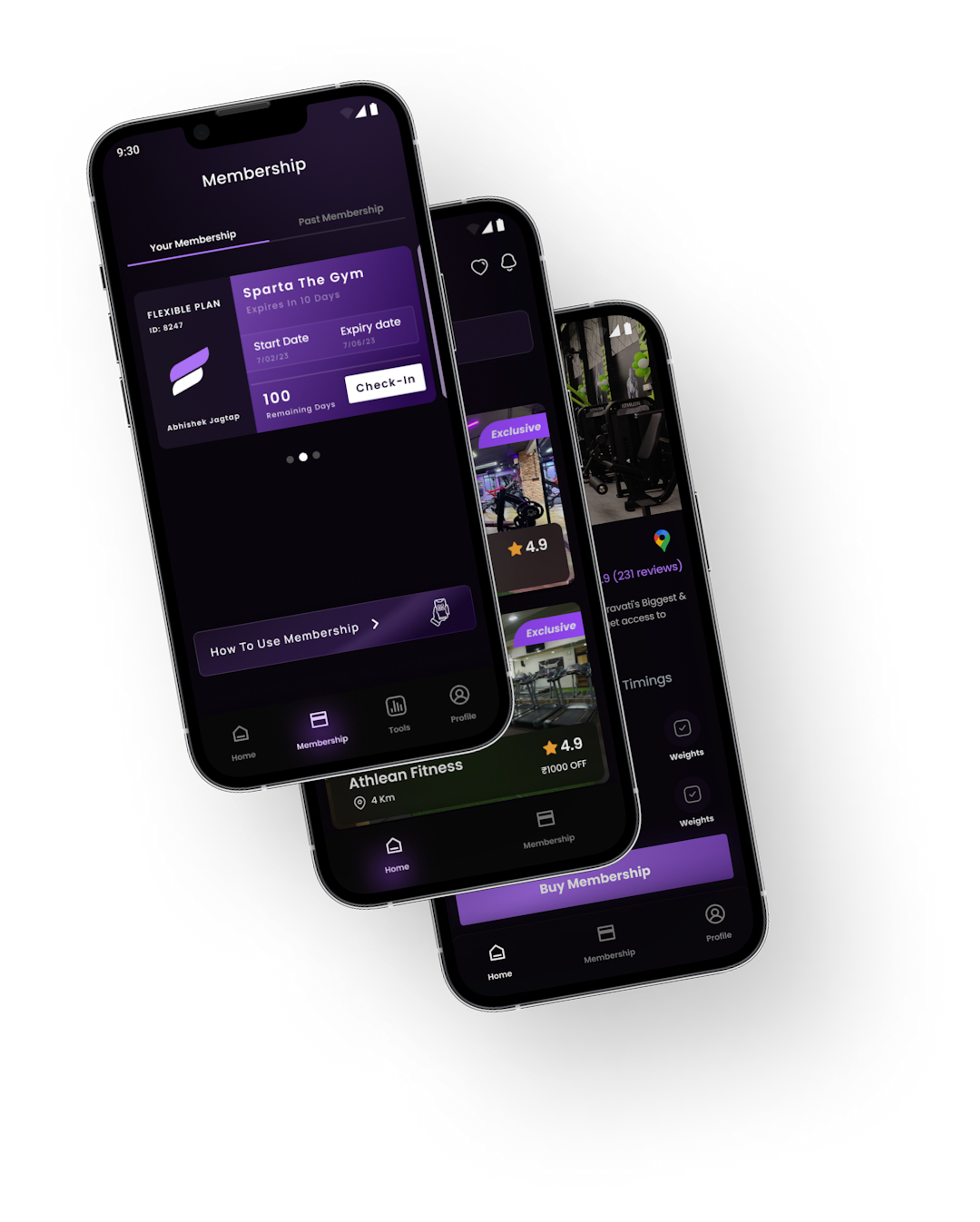 Fitverse Gym memberships app