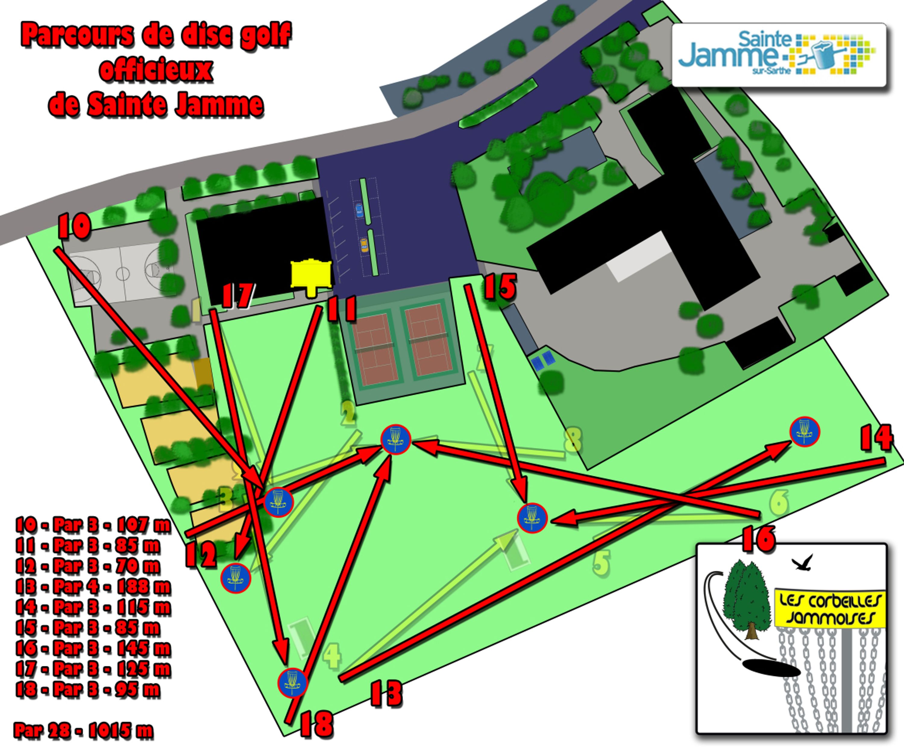 Parcours de disc golf de Saint Christophe