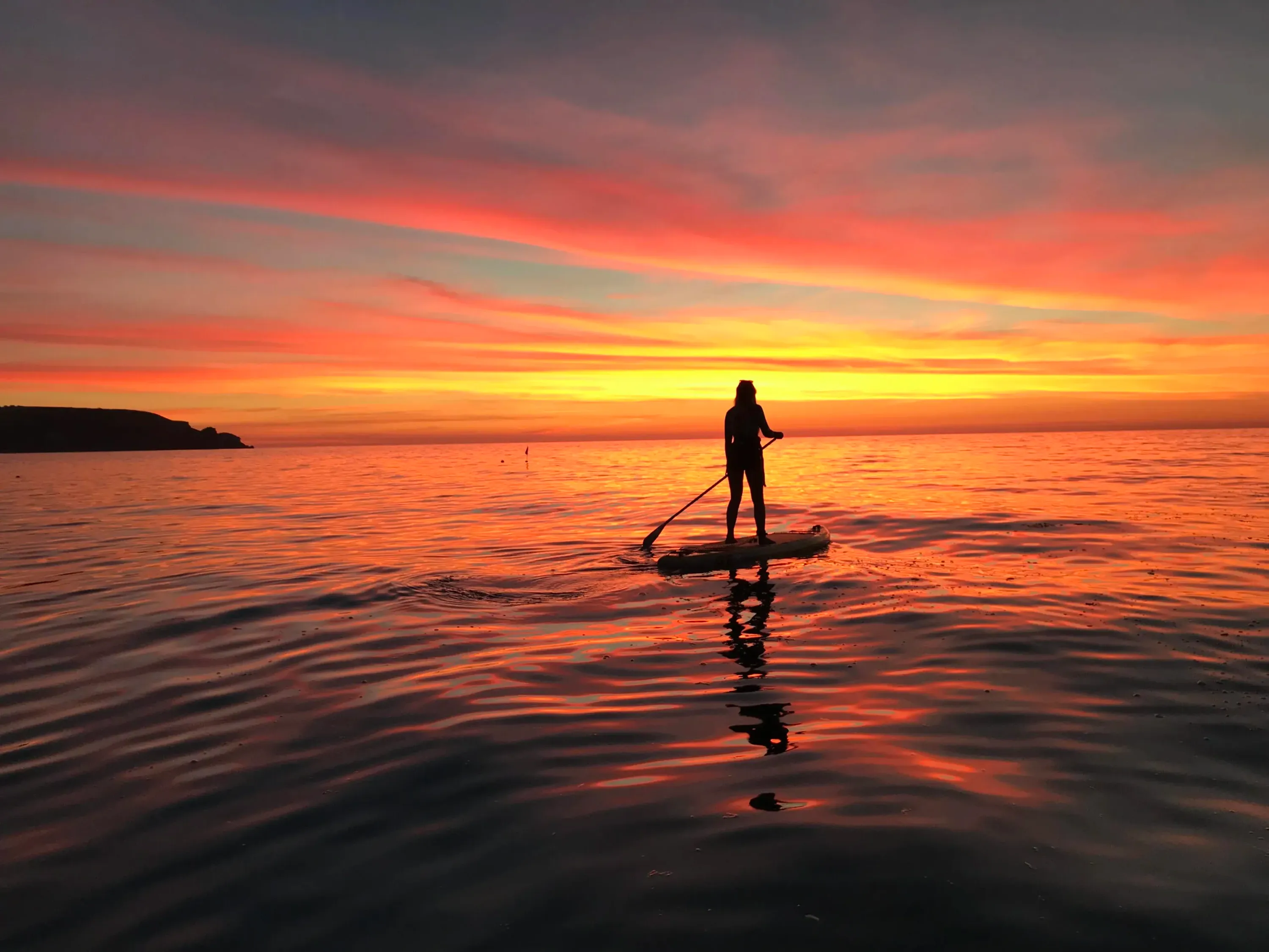 Paddleboarding in Cornwall