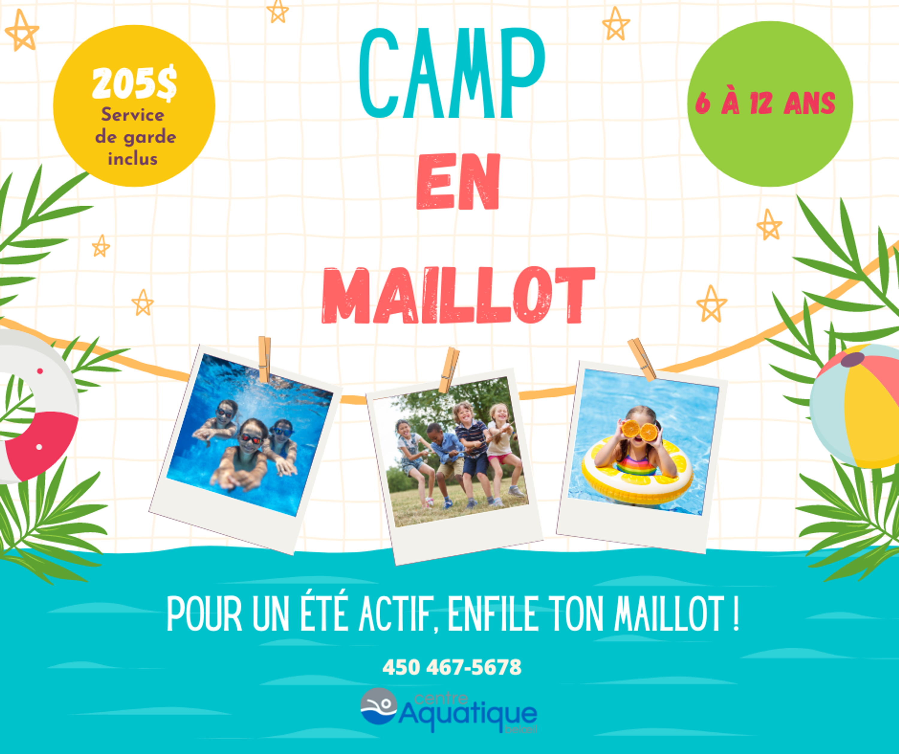 Camp en maillot