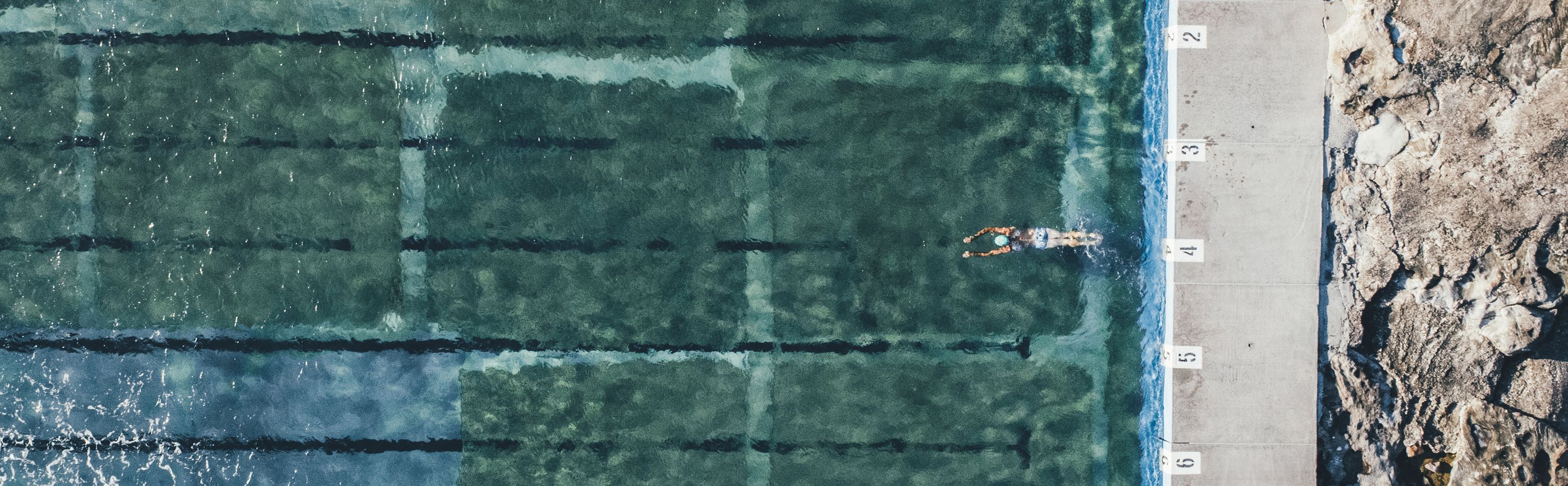 Swimming banner