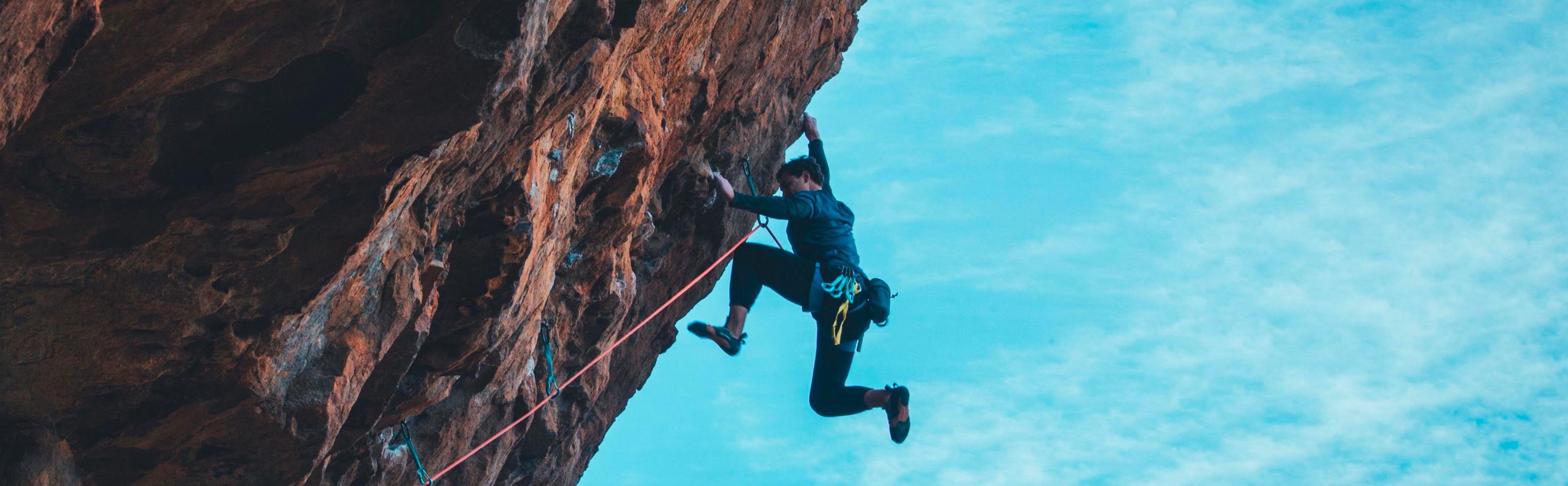 Climbing banner