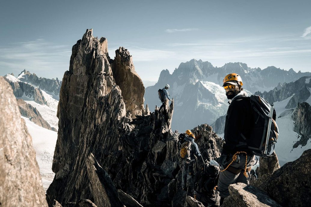 Beginner Rock Climbing Course in Chamonix