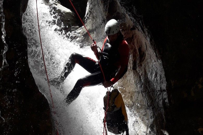 Canyoning au Canyon de Coiserette