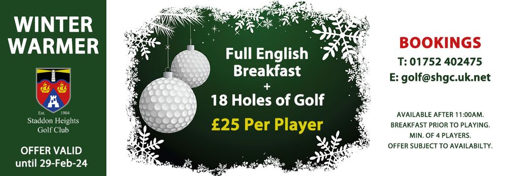 Men's Saturday 4BBB Stableford