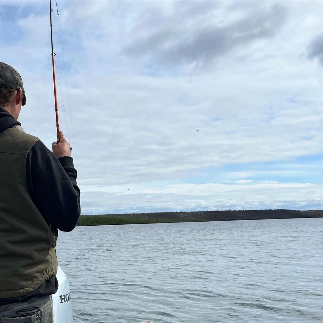 Fishing at Cree Lake
